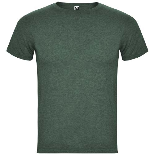 T-shirt personnalisable coton/polyester homme - Fox Heather Bottle Green